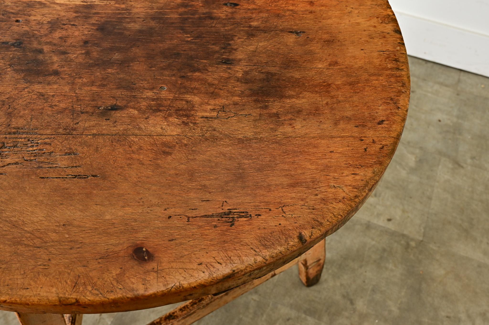 Table de criquet anglaise du 19ème siècle en pin massif en vente 2