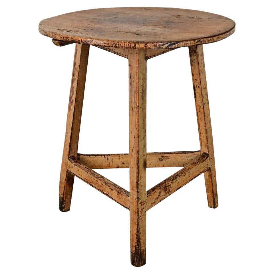 Low Table Stools English Solid Oak Low Table / Stool For Sale at 1stDibs