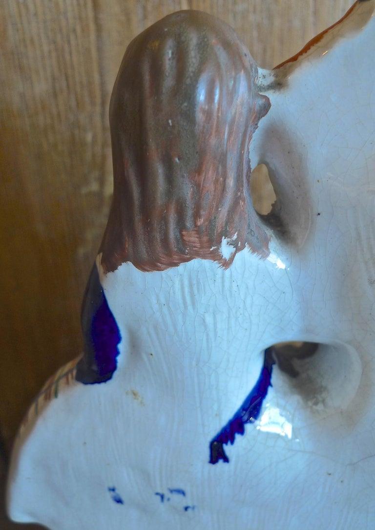 Englische Staffordshire Porzellanfigur des Bonnie Prince Charles aus dem 19. im Angebot 1