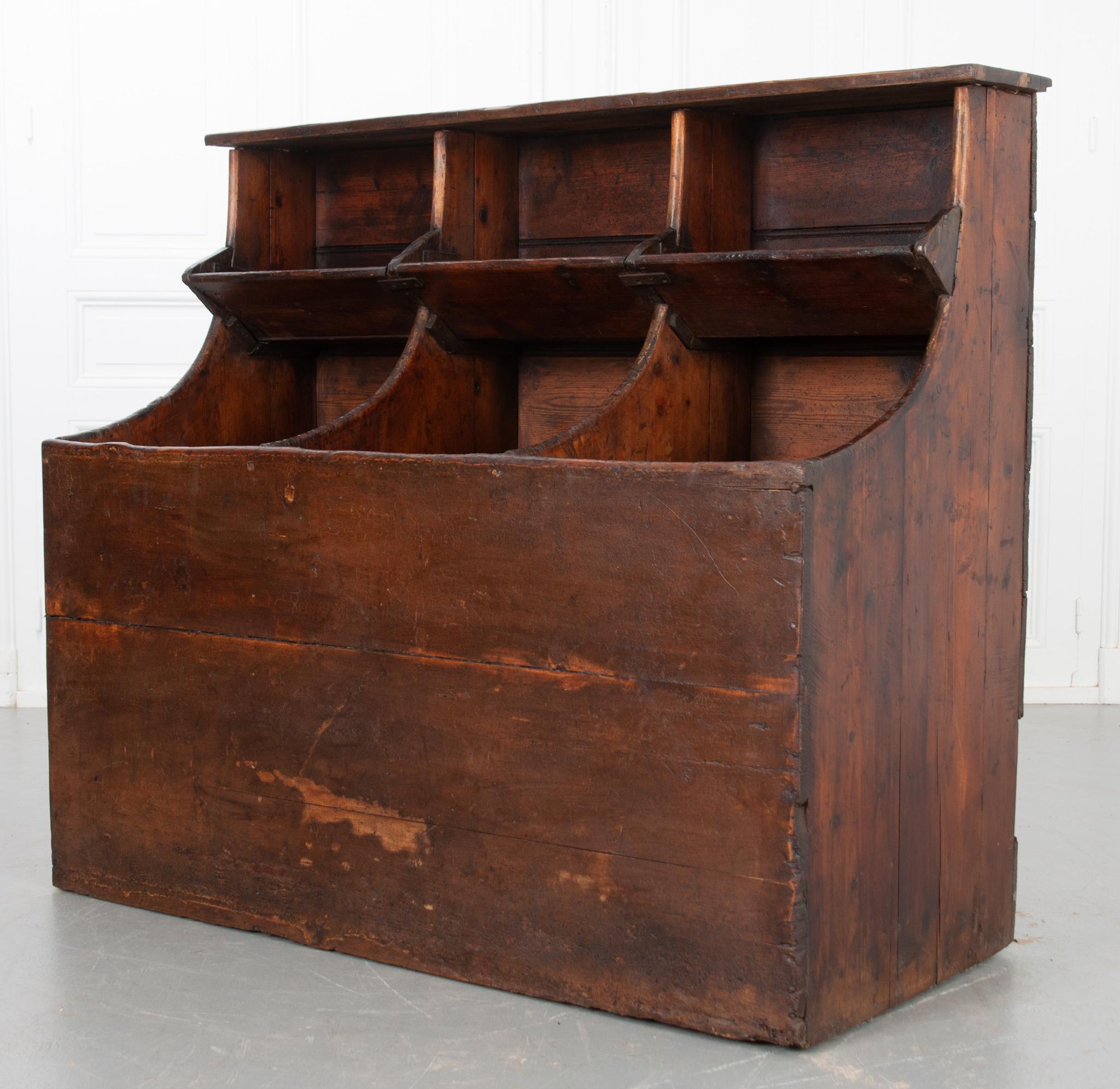 Woodwork English 19th Century Storage Container For Sale