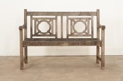 English 19th Century Teak Garden Bench