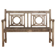 Used English 19th Century Teak Garden Bench