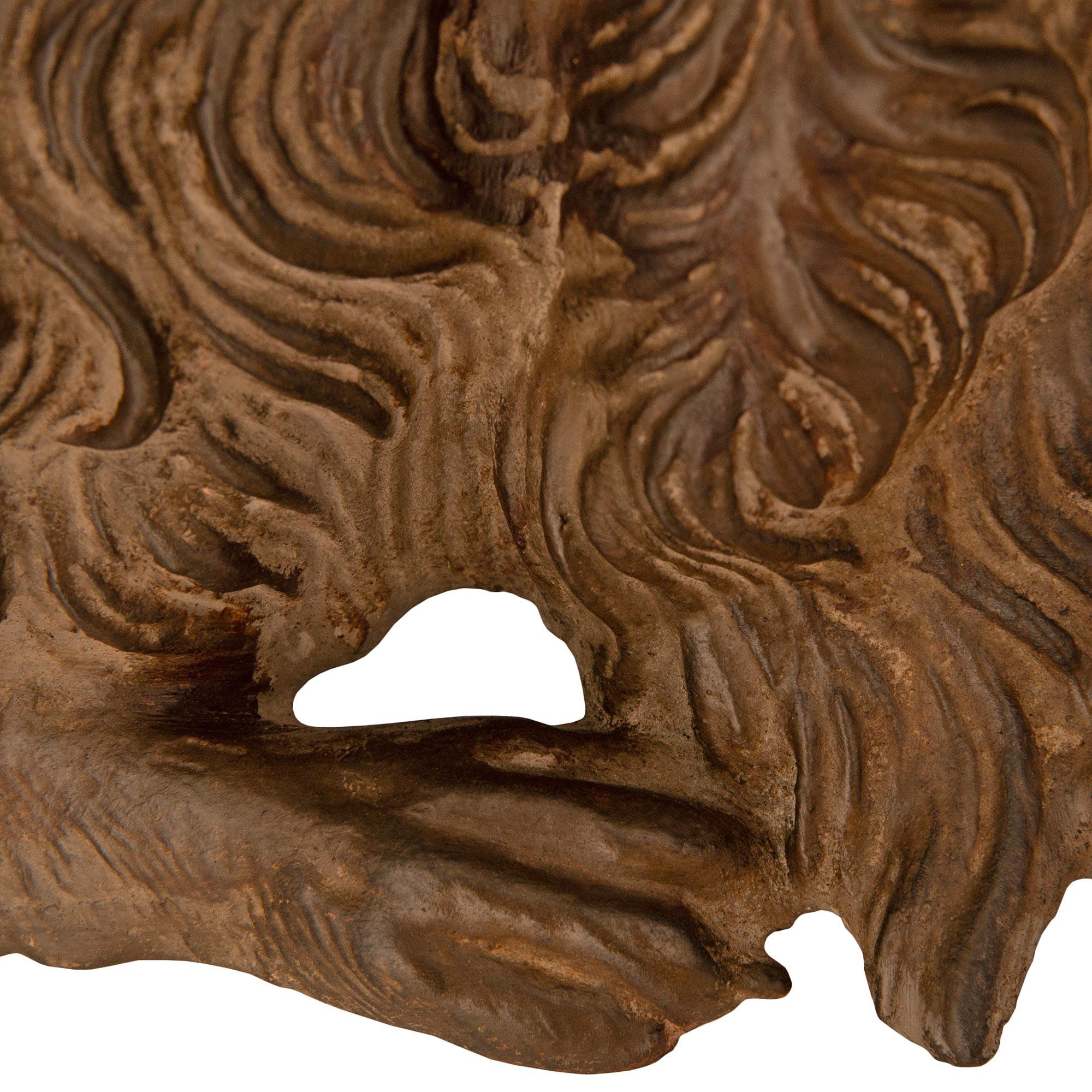 Statue de chien en terre cuite anglaise du 19e siècle en vente 1
