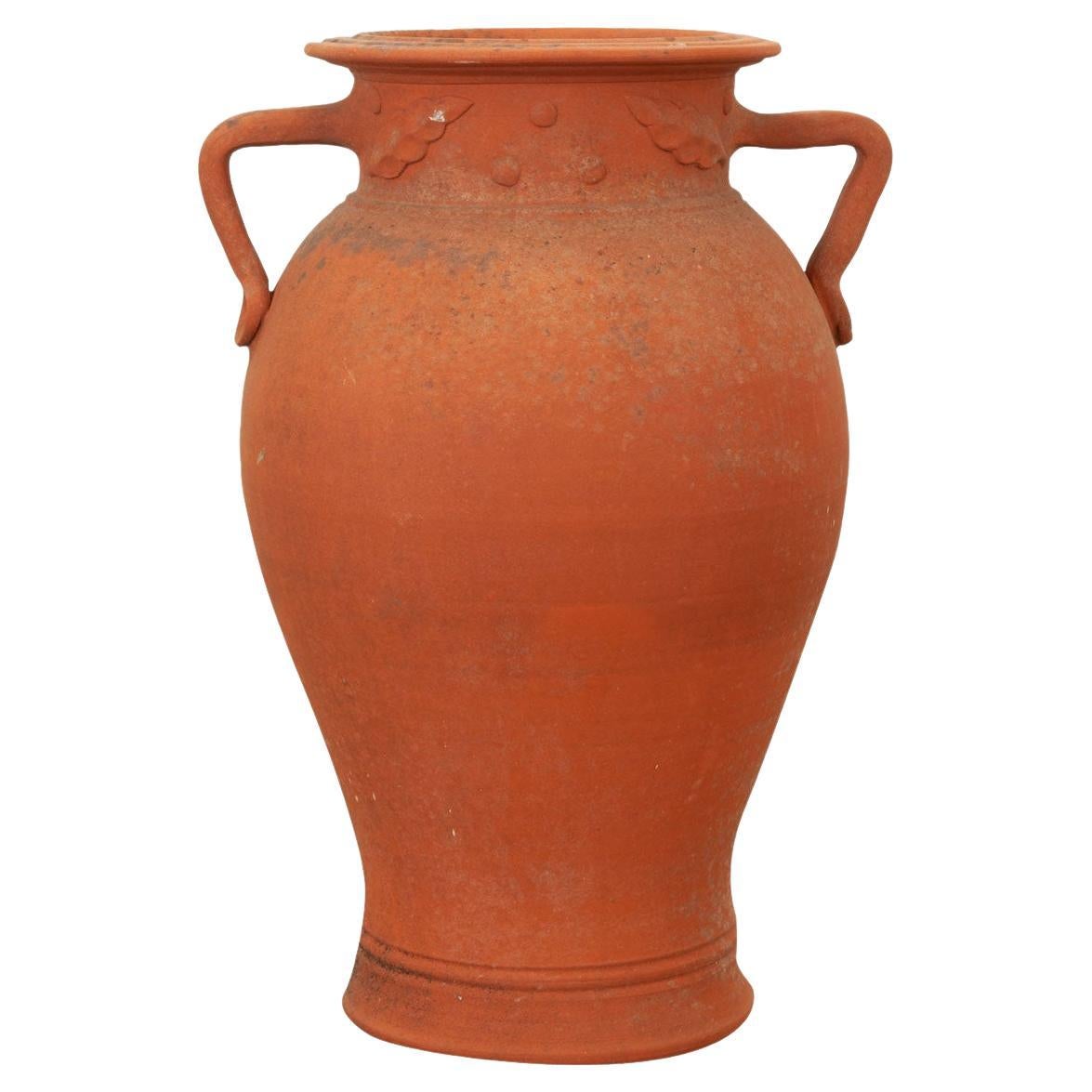 Englische Terrakotta-Urne aus dem 19. Jahrhundert