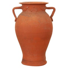 Englische Terrakotta-Urne aus dem 19. Jahrhundert