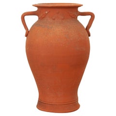 Antique English 19th Century Terracotta Urn