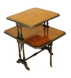 English 19th Century Thuya Wood Dumbwaiter Baby Sutherland