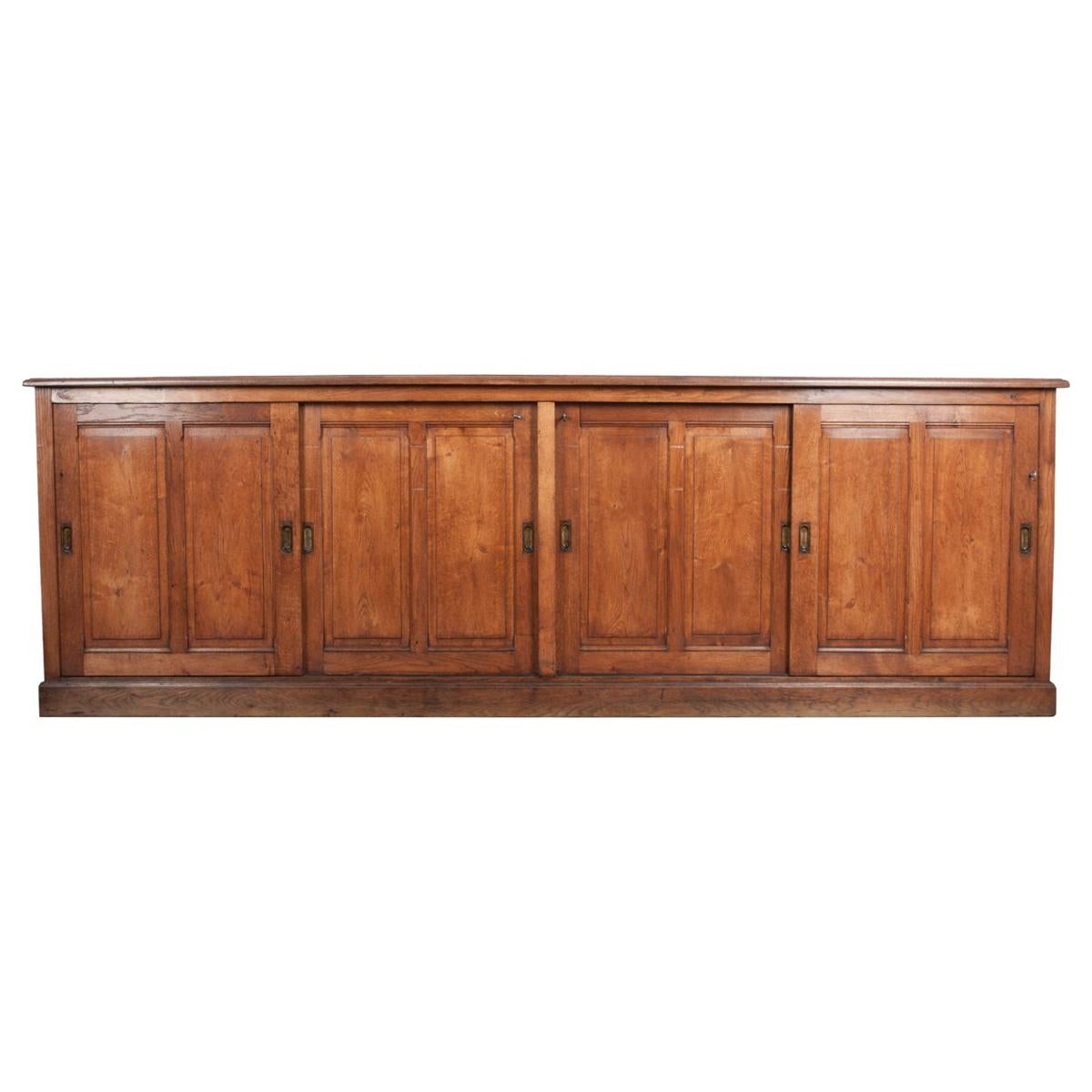 English 19th Century Victorian Oak Sideboard