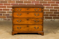 English 19th Century Walnut Campaign Butler's Desk with Three Drawers