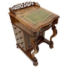 English 19th Century walnut Davenport desk, ca 1880