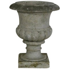 English, 19th Century White Marble Garden Urn