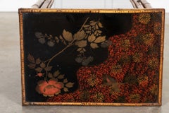 English 19thC Bamboo Lacquer Glazed Cabinet