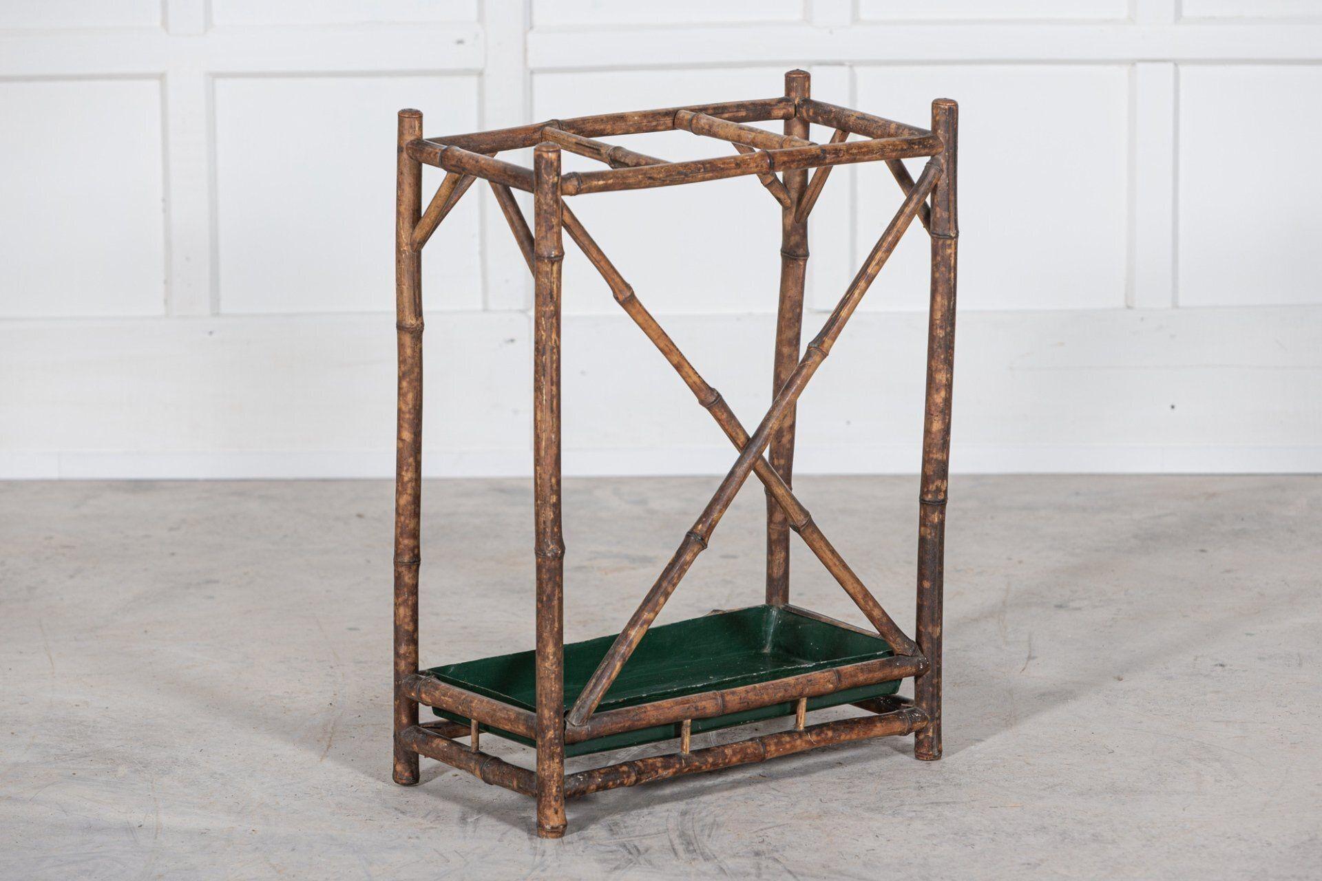Mid-19th Century English 19th C Bamboo Stick Stand For Sale