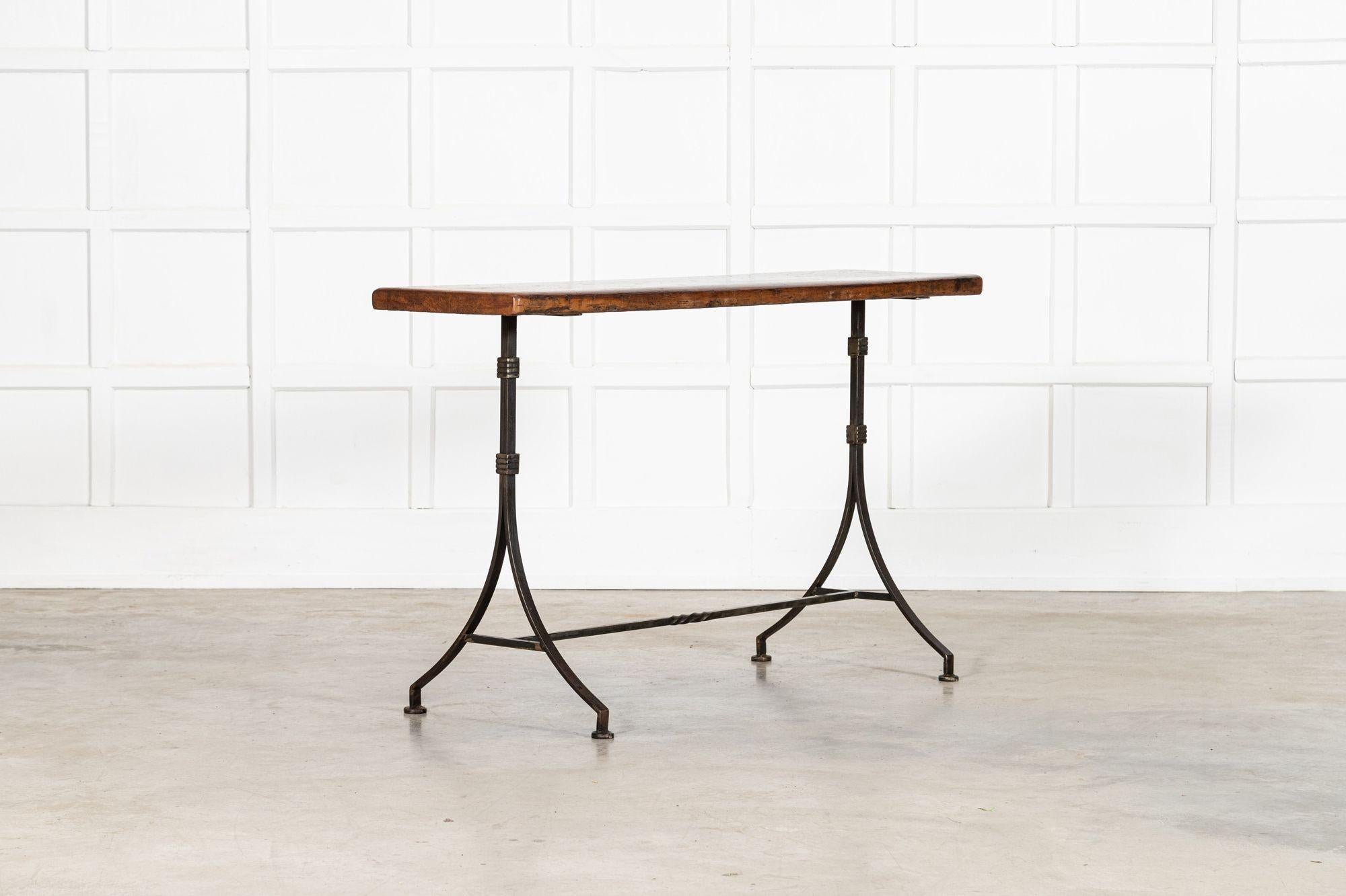 Table console en fonte anglaise du 19ème siècle Bon état - En vente à Staffordshire, GB