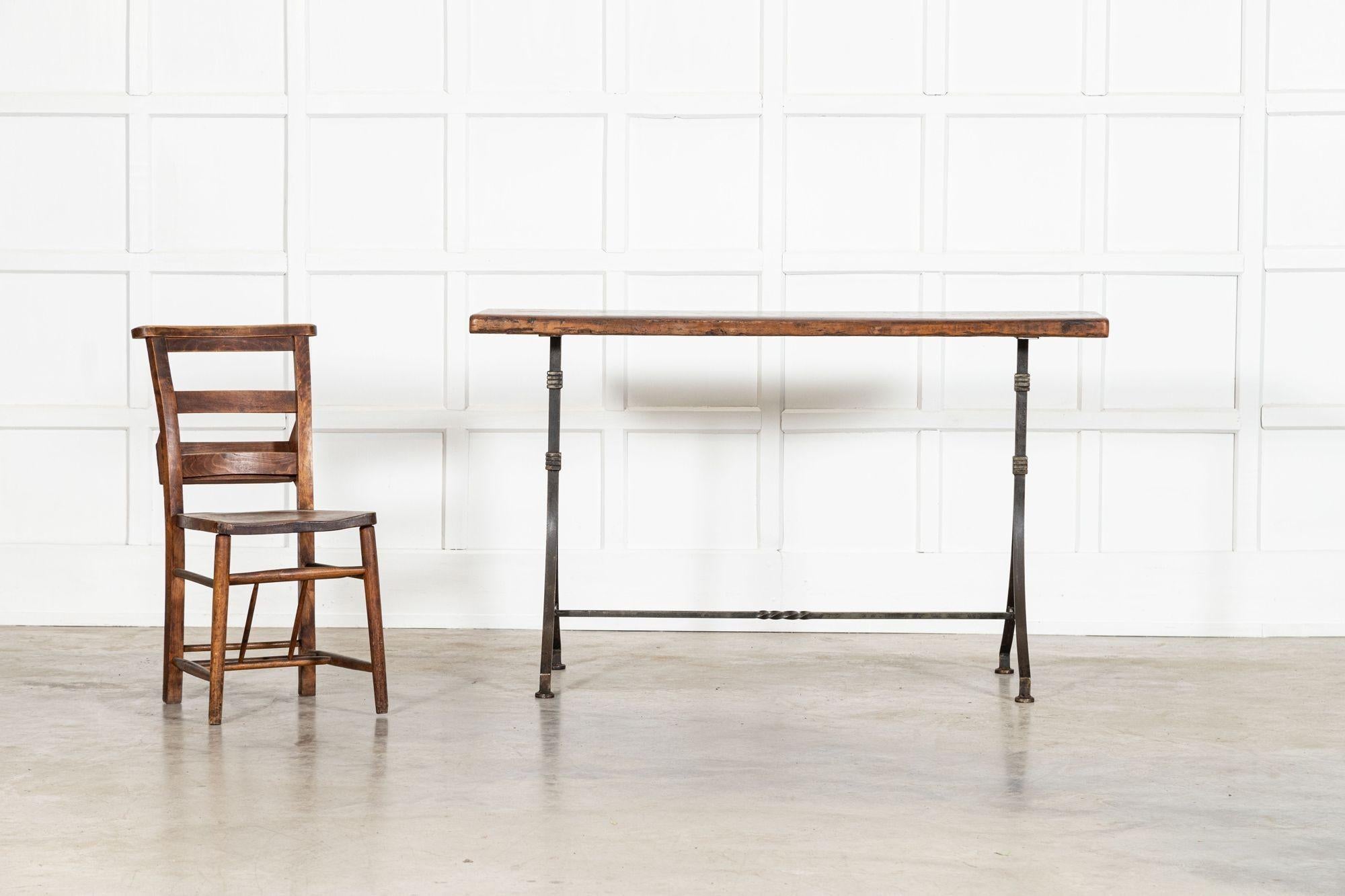 20ième siècle Table console en fonte anglaise du 19ème siècle en vente