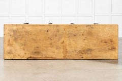 English 19thC Elm Top Painted Pine Dresser Base Drawers