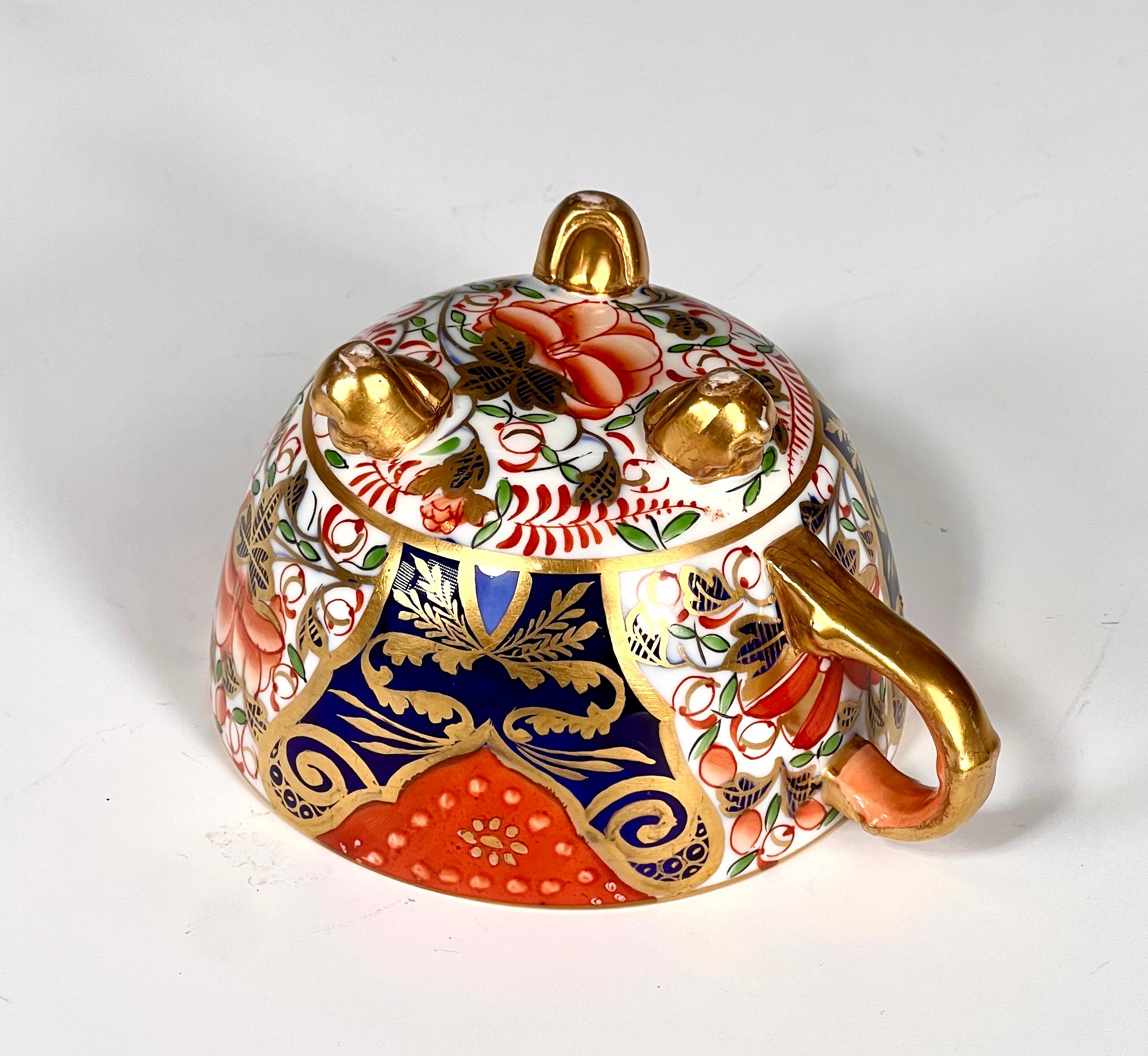 Anglais, 19e siècle. Service à thé décoré à la main « Imari » pour 8-26 pièces en vente 2