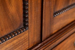 English 19thC Mahogany Linen Press