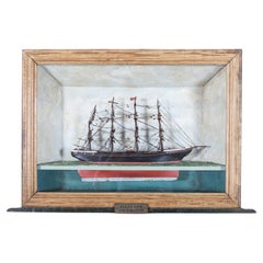 English 19thC Ship Diorama