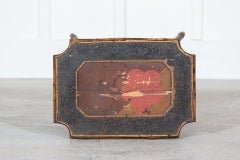 English 19thC Two Tier Tiger Bamboo Side Table