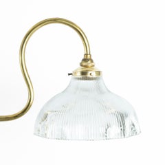 English 2 Arm Brass Electrolier / Ceiling Pendant