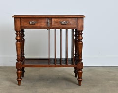 English 20th Century Canterbury Storage Table