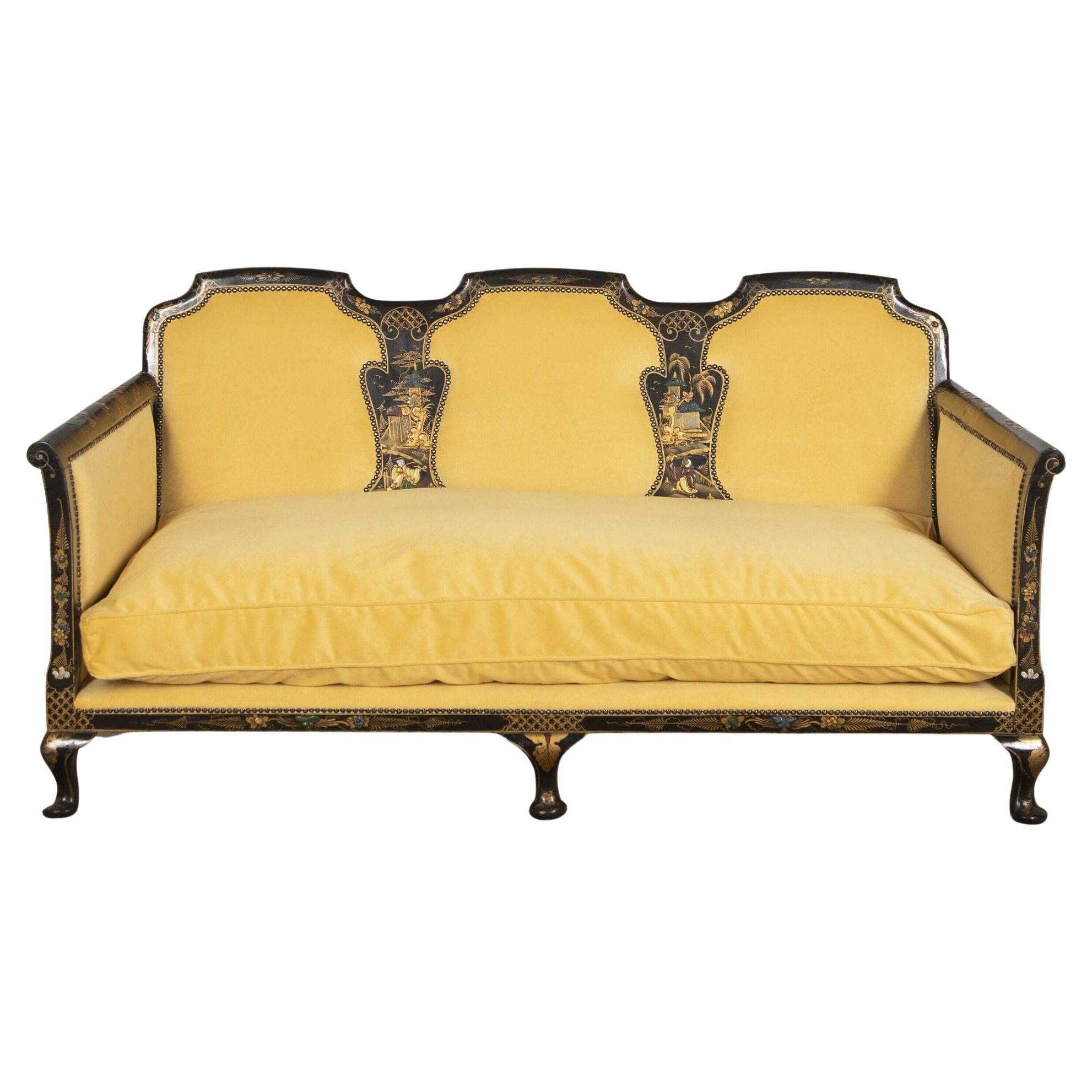 English 20th Century Chinoiserie Sofa