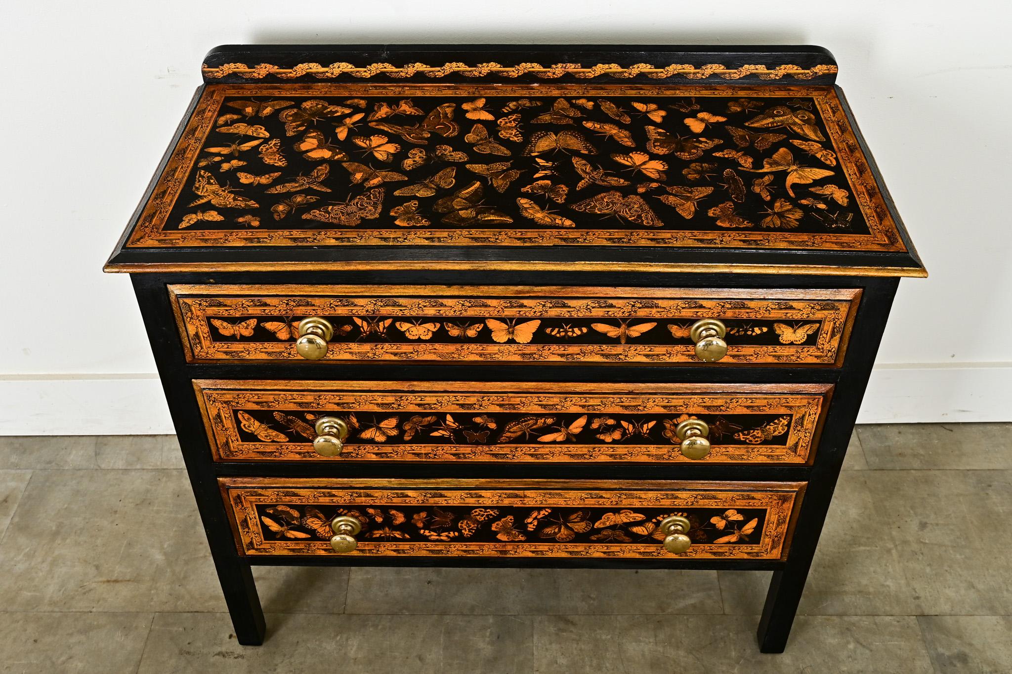Other English 20th Century Decoupage Chest