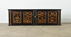 English 20th Century Decoupaged Wall Console
