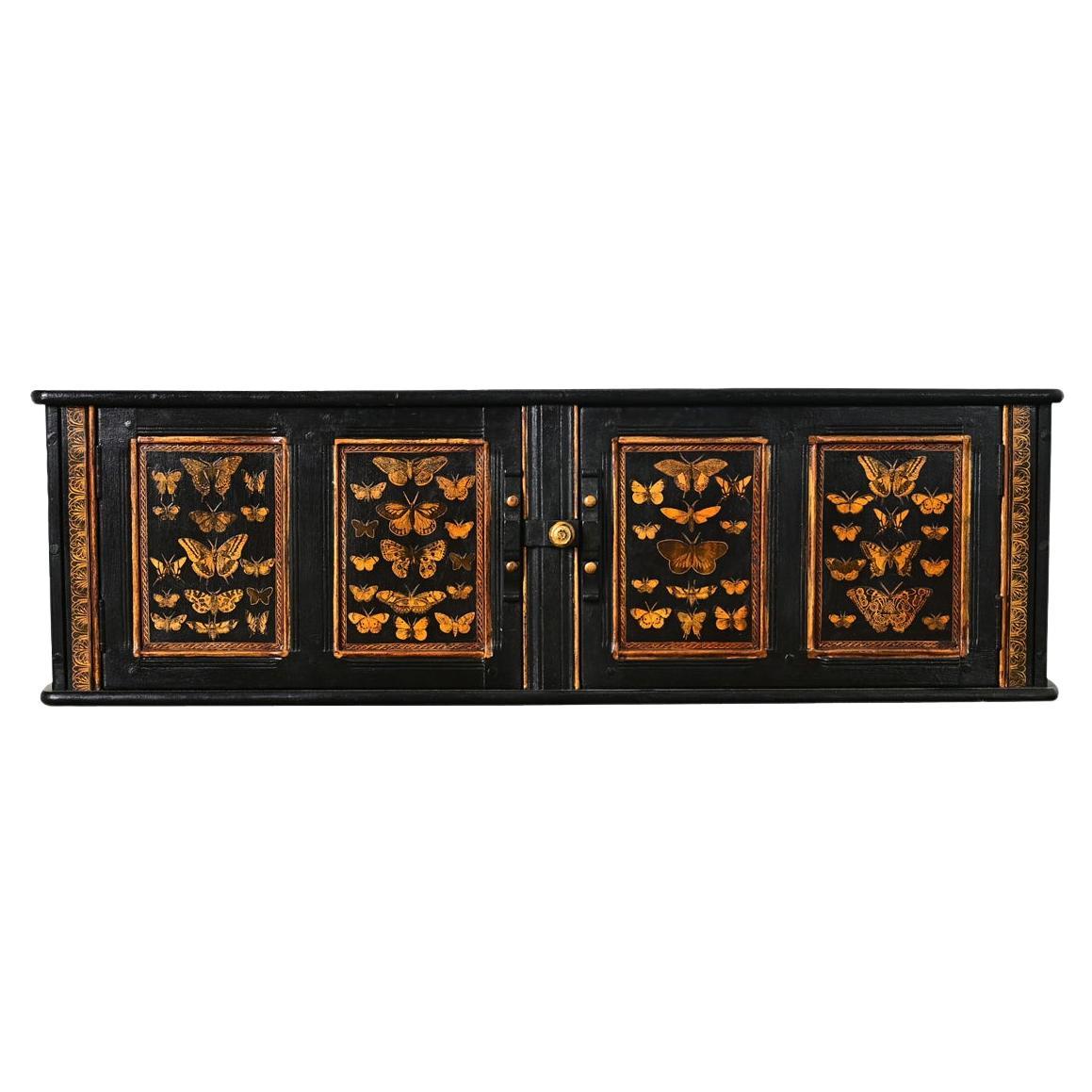 Consola de pared inglesa decorada del siglo XX