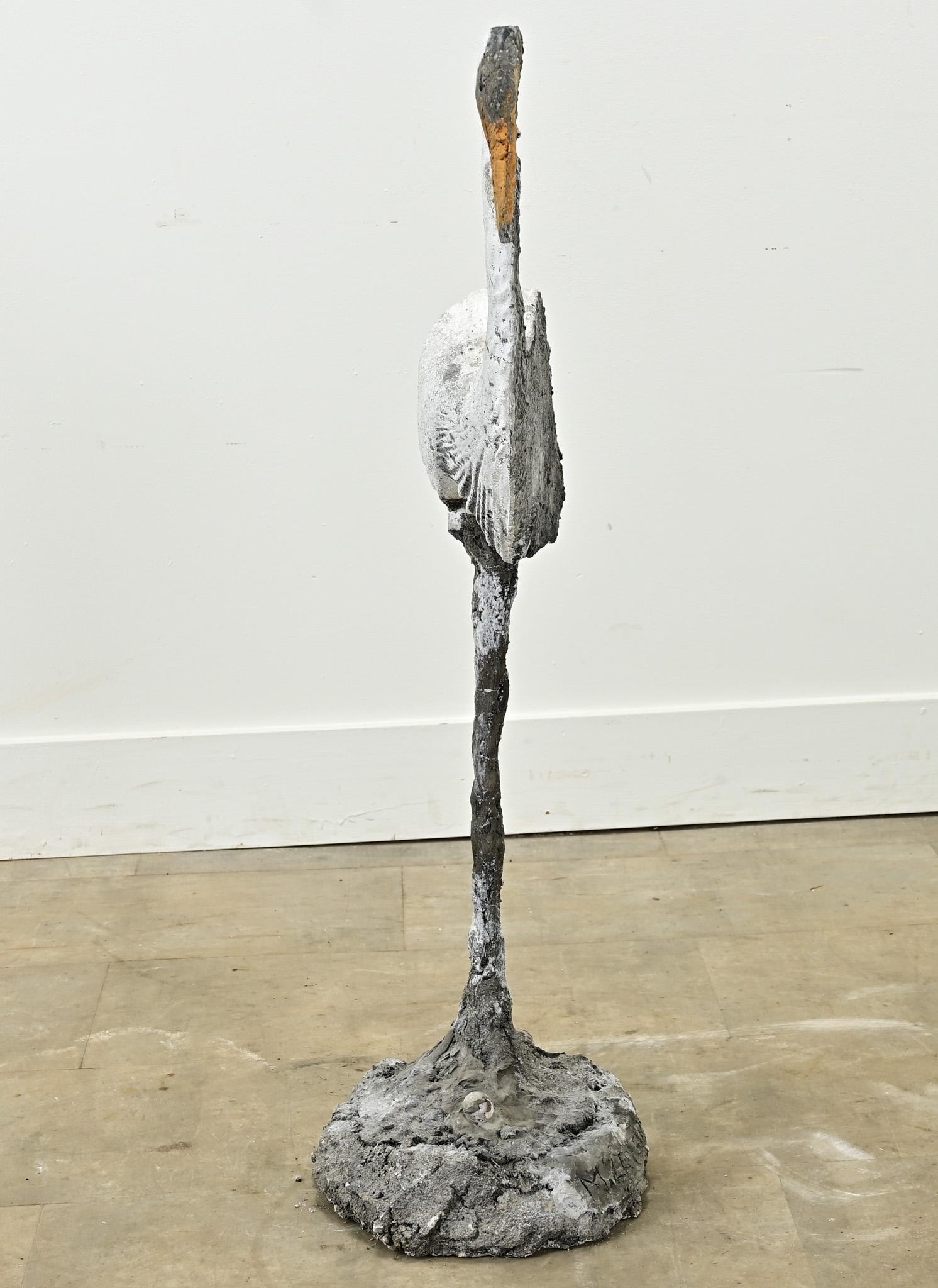 English 20th Century Egret Statue For Sale 4
