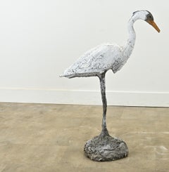 English 20th Century Egret Statue