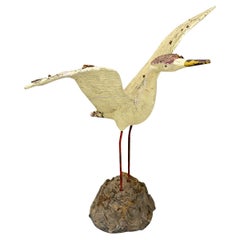 Englische Egret-Statue des 20. Jahrhunderts