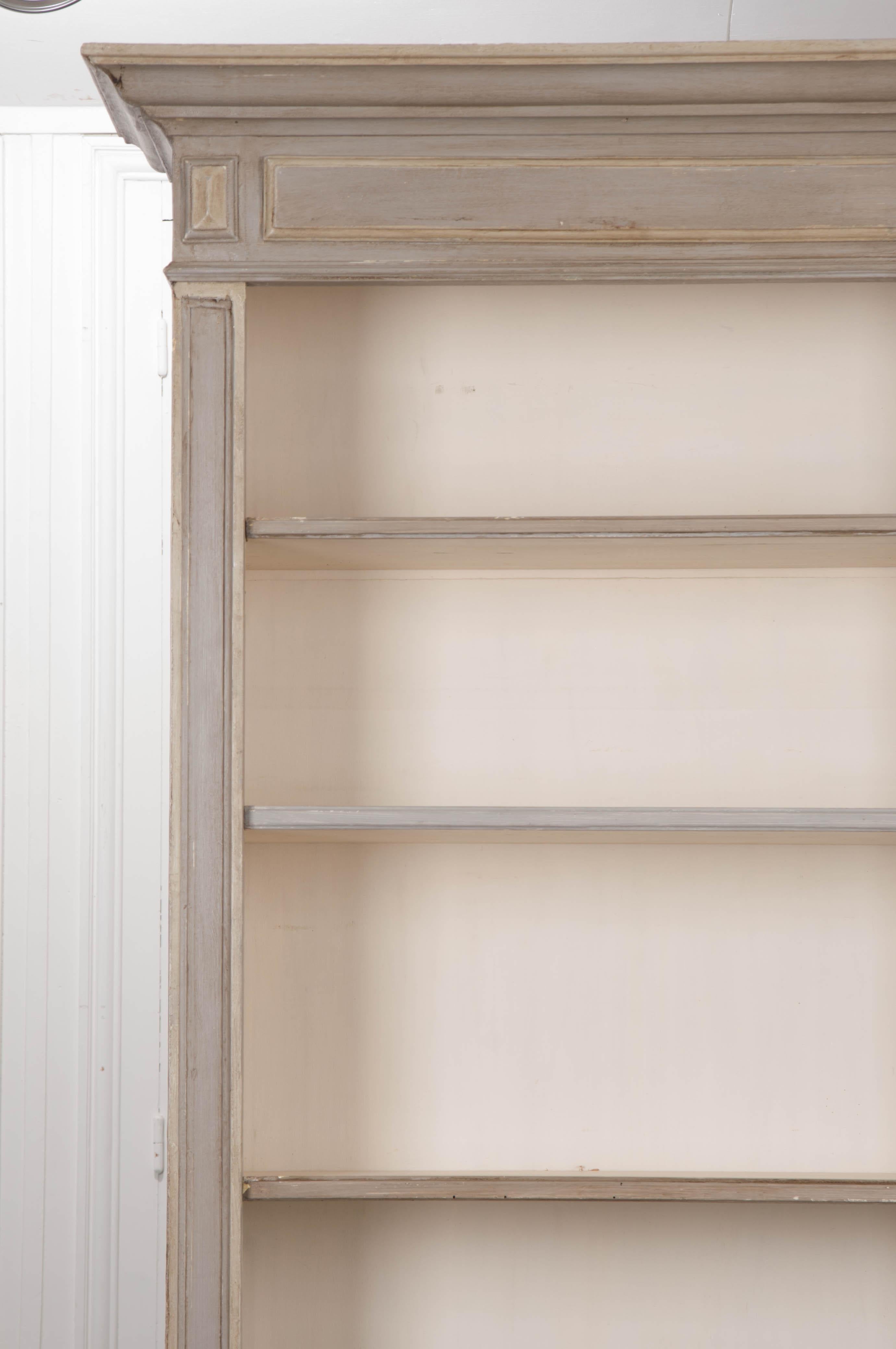Contemporary English 20th Century Georgian-Style Painted Bookcase
