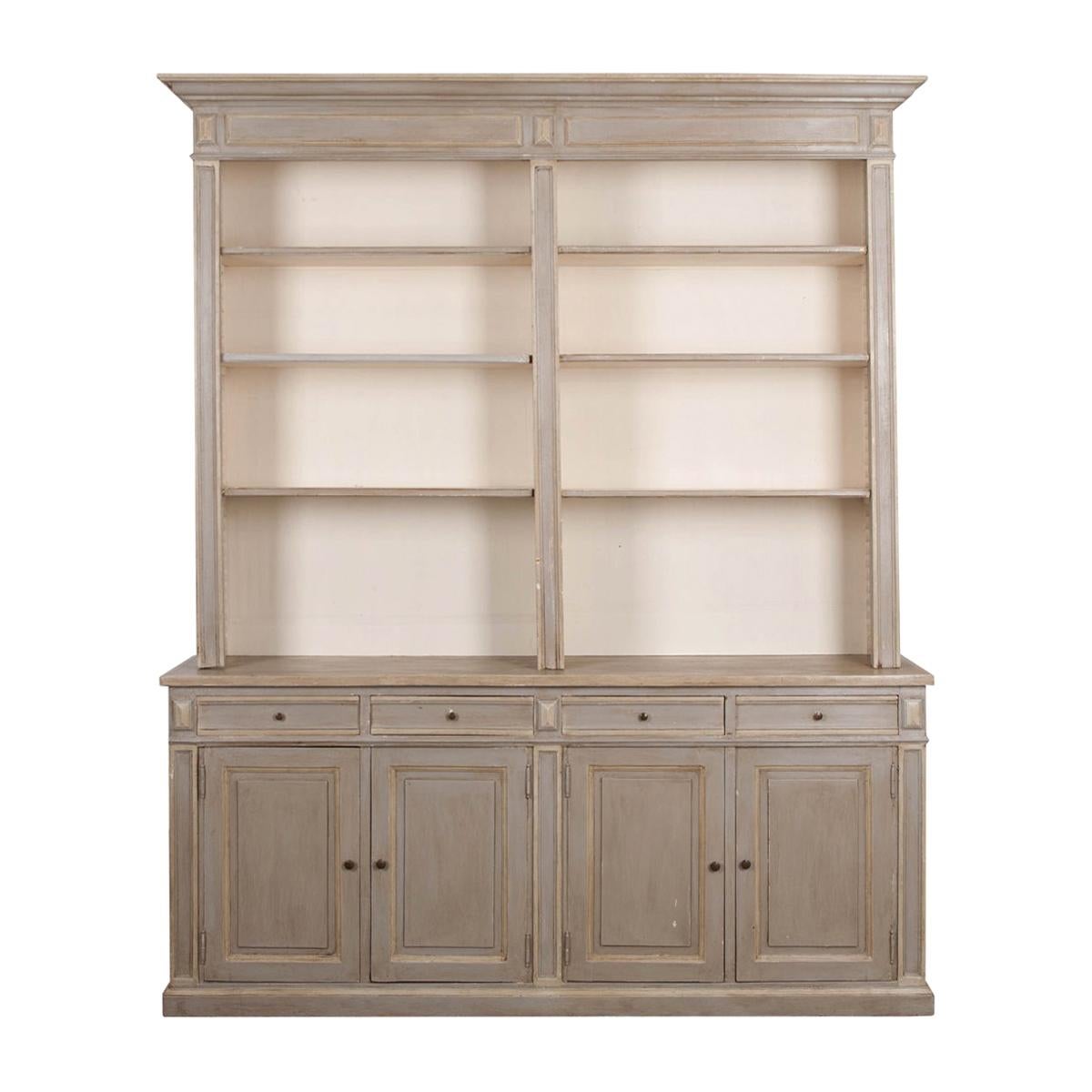 English 20th Century Painted Bookcase at 1stDibs