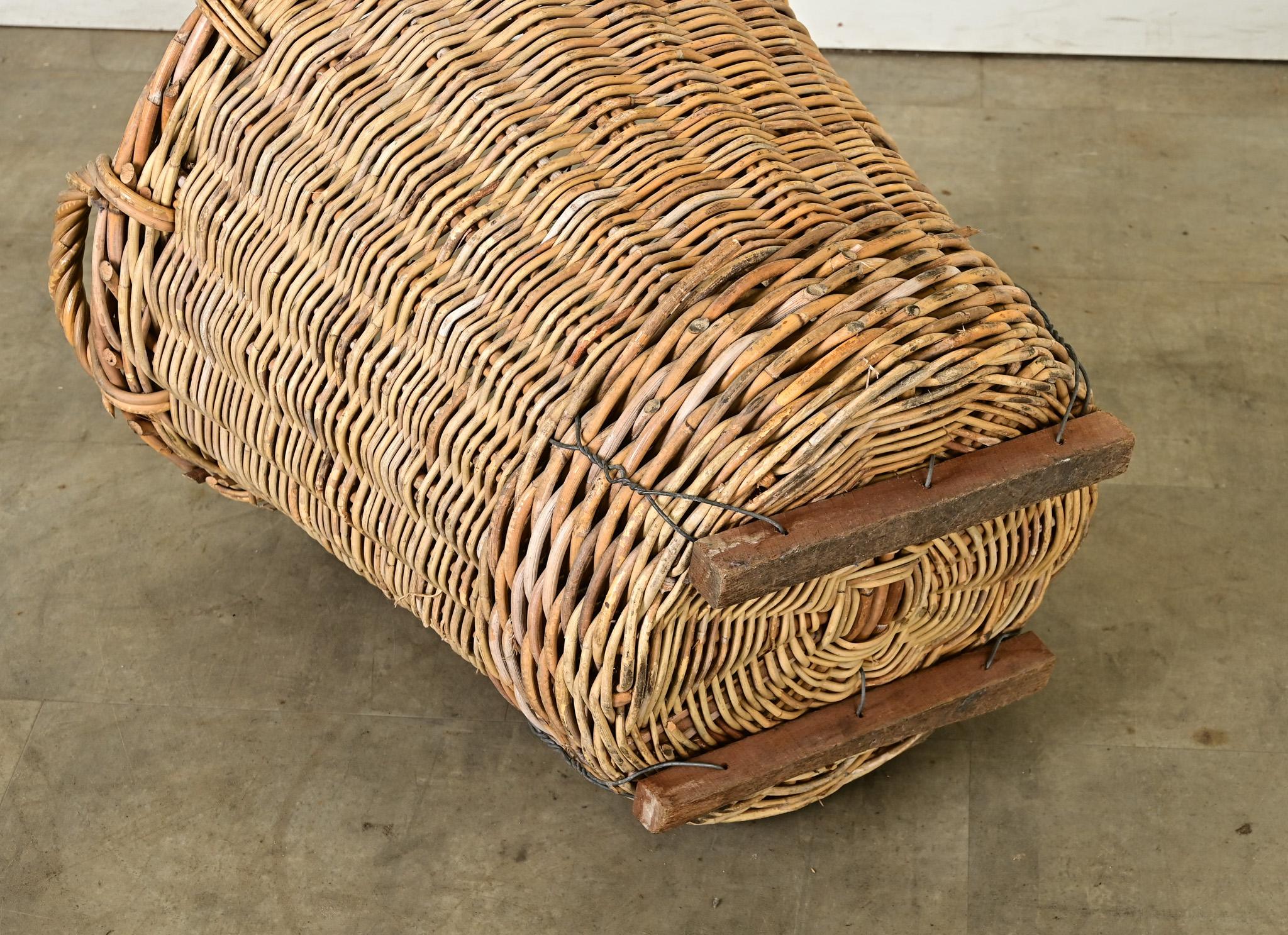 English 20th Century Harvest Basket 1