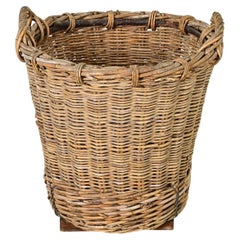 English 20th Century Harvest Basket