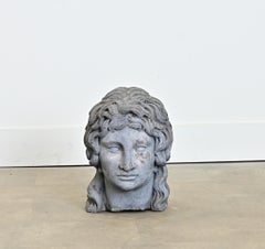 English 20th Century Stone Bust of Alexander the Great