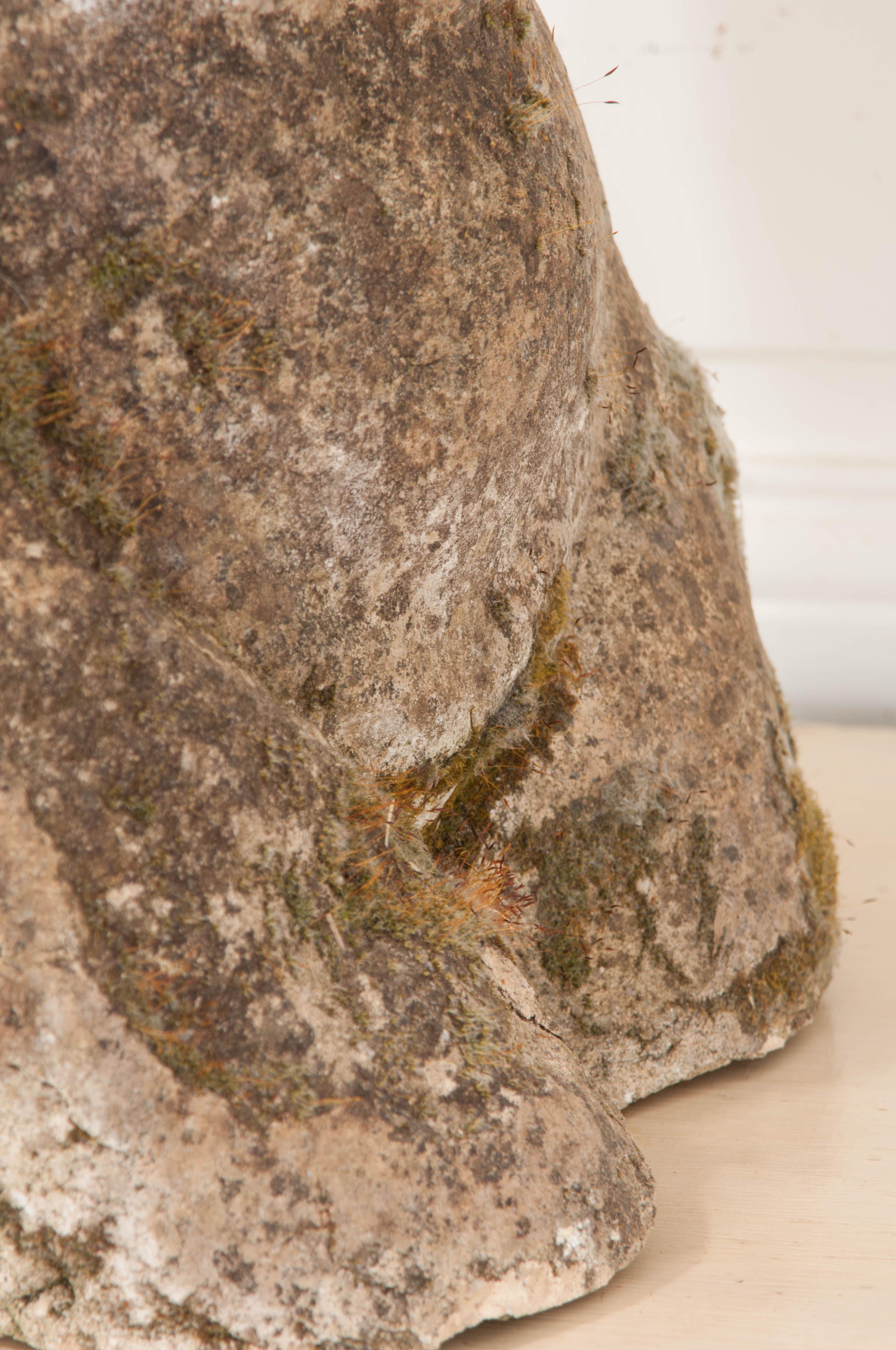 Carved English 20th Century Stone Torso