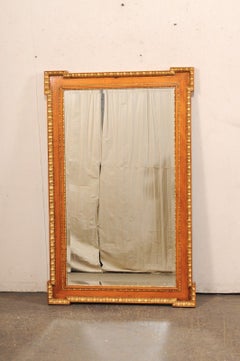 English 5 Ft Tall Mirror w/Egg-n-Dart Trim