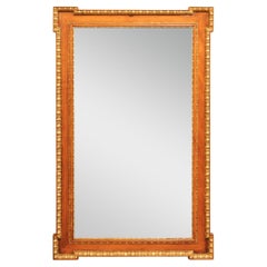 English 5 Ft Tall Mirror w/Egg-n-Dart Trim