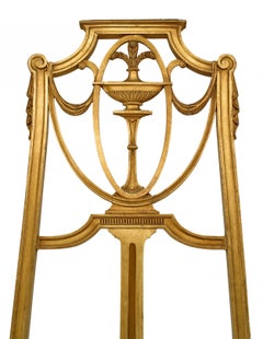 English Adam Gilt Easel Stand