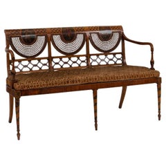 English Adam Satinwood Loveseat