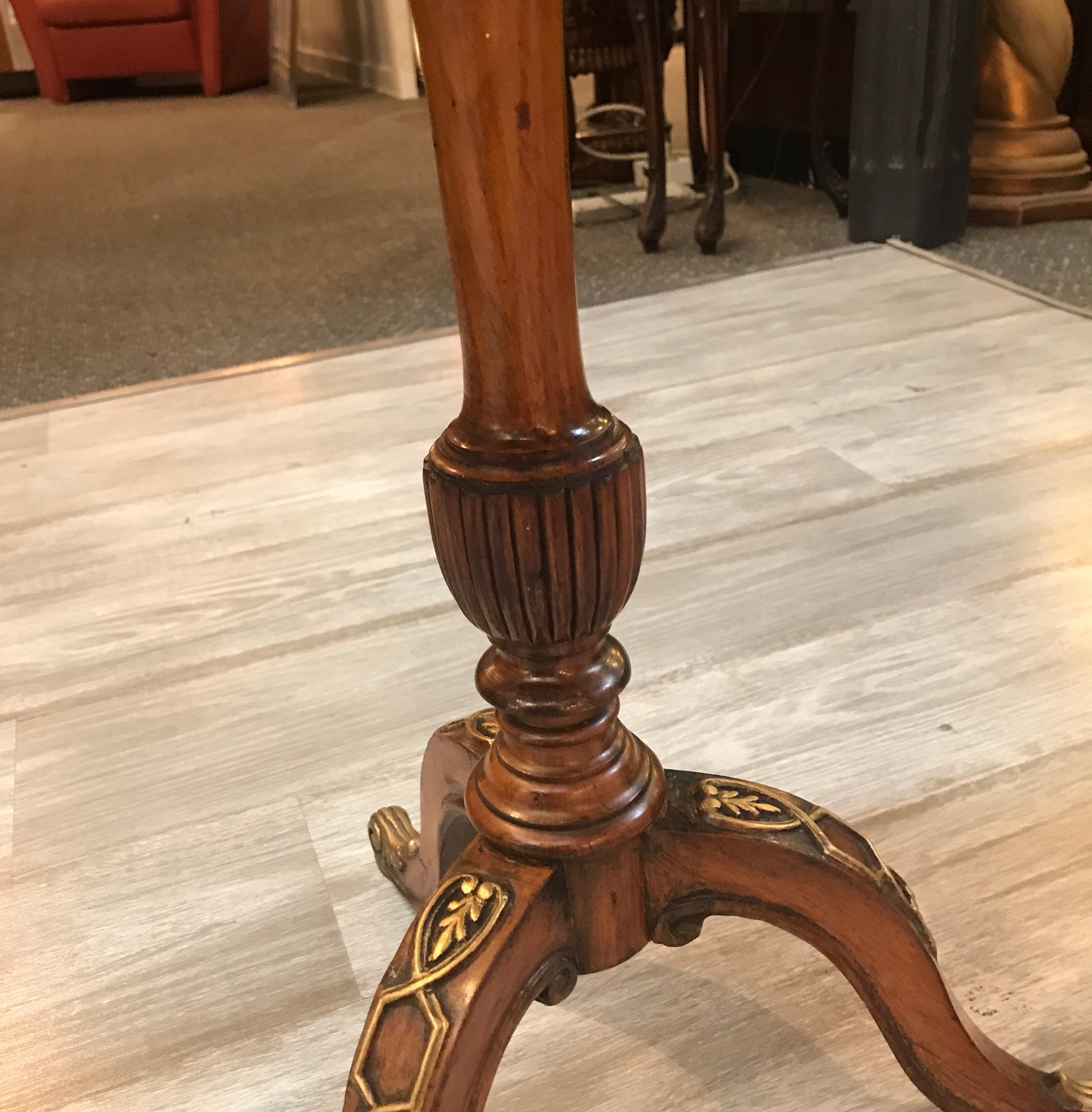 English Adam Style Carved Drinks Table 7