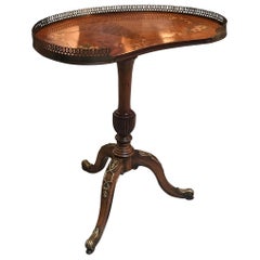 English Adam Style Carved Drinks Table