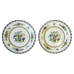 Piatti in porcellana inglese Adderley Ware, coppia
