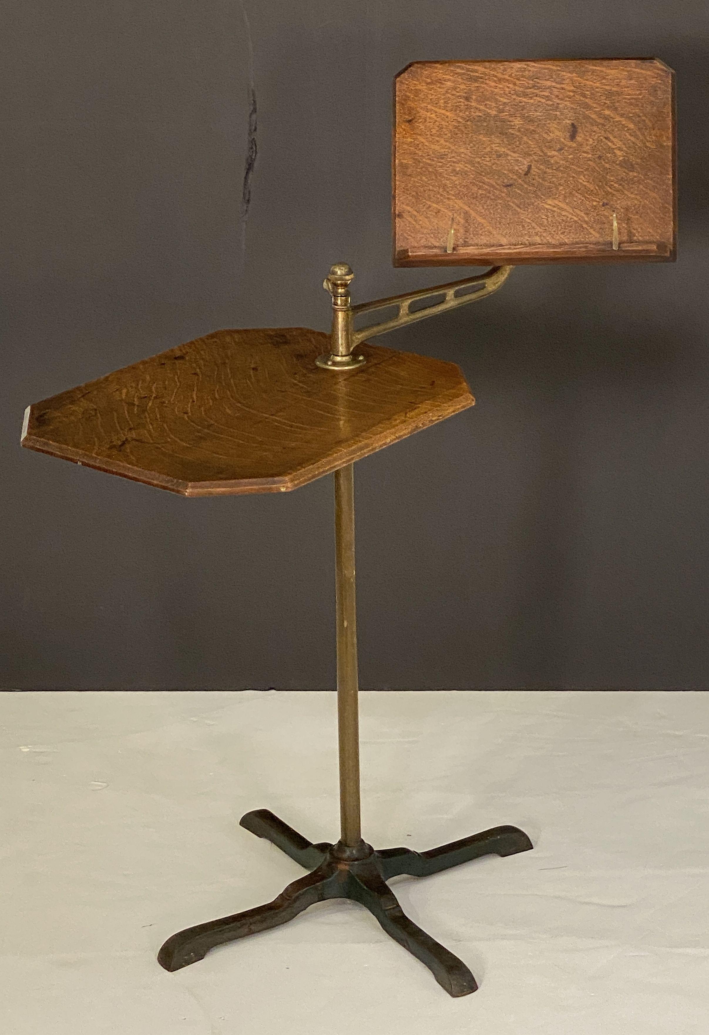 English Adjustable Floor-Standing Book Lectern or Reading Stand 5