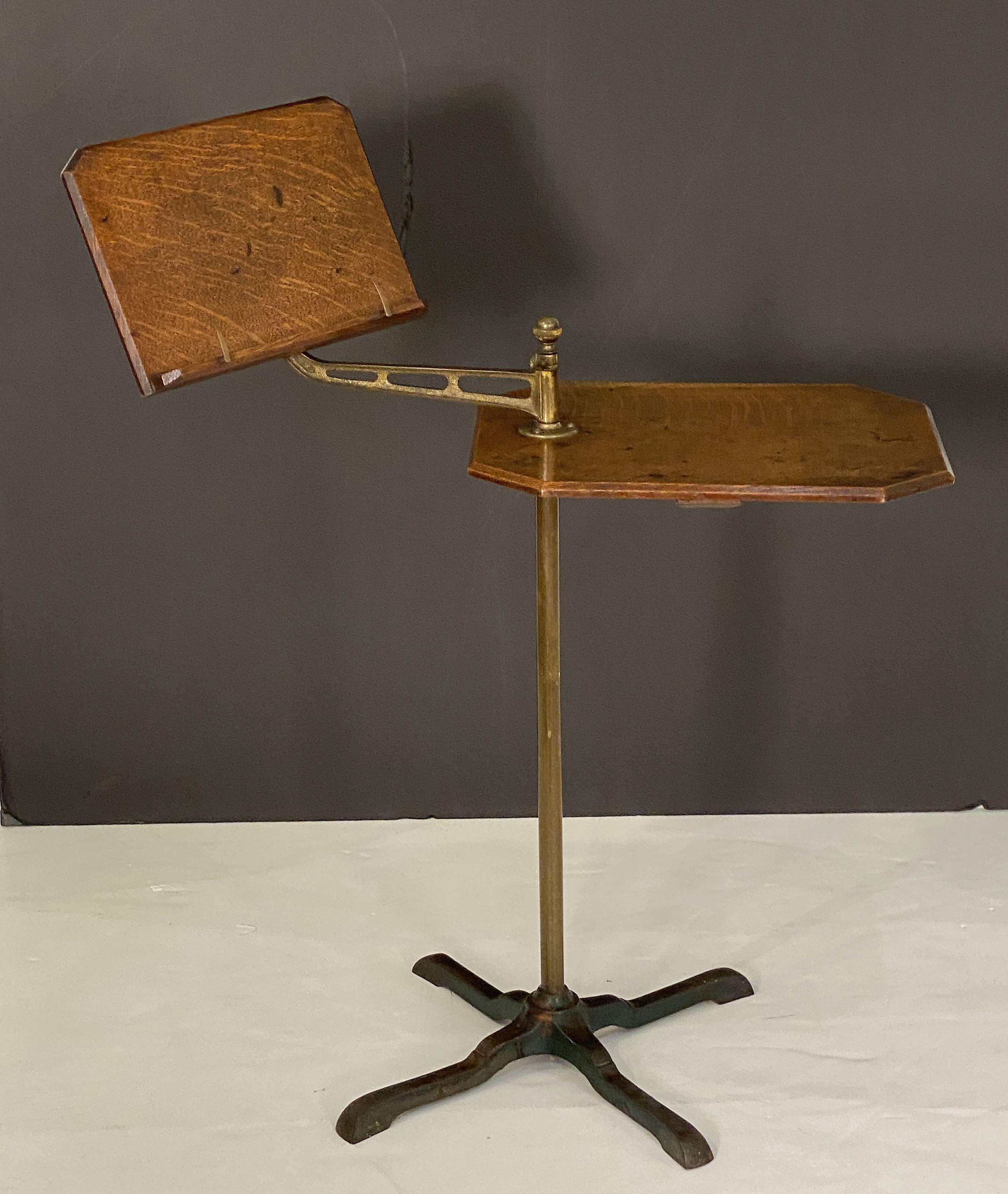 English Adjustable Floor-Standing Book Lectern or Reading Stand 7