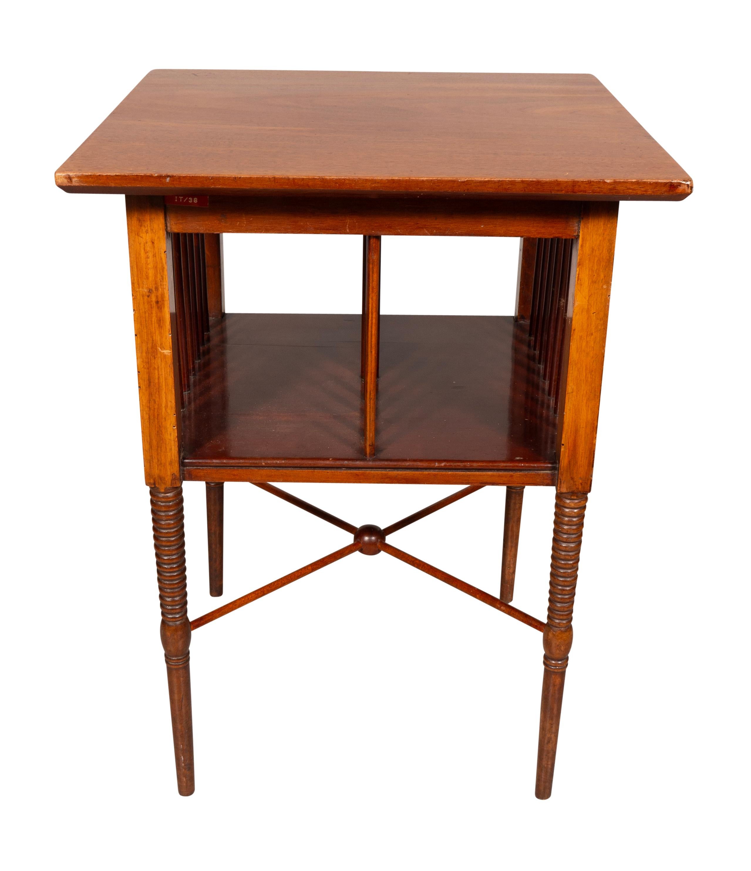 Aesthetic Movement English Aesthetic Mahogany Table Attributed To Godwin For Sale