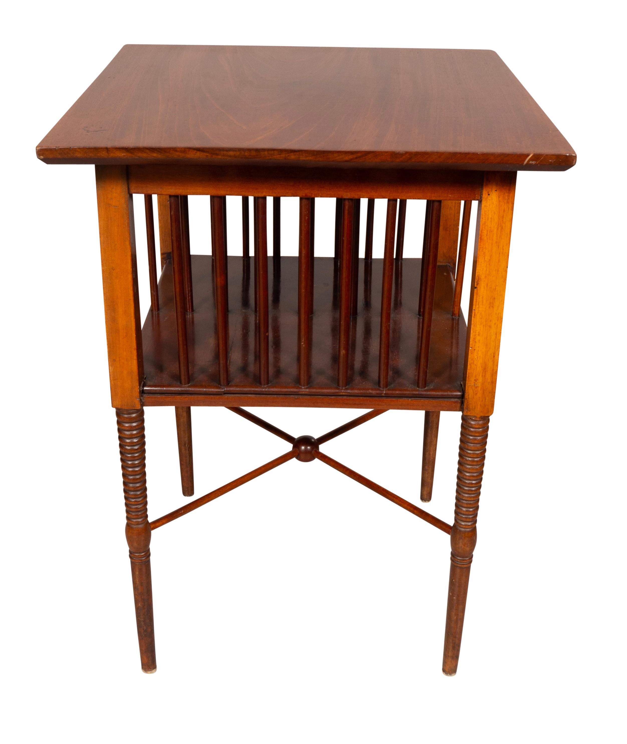 Late 19th Century English Aesthetic Mahogany Table Attributed To Godwin For Sale
